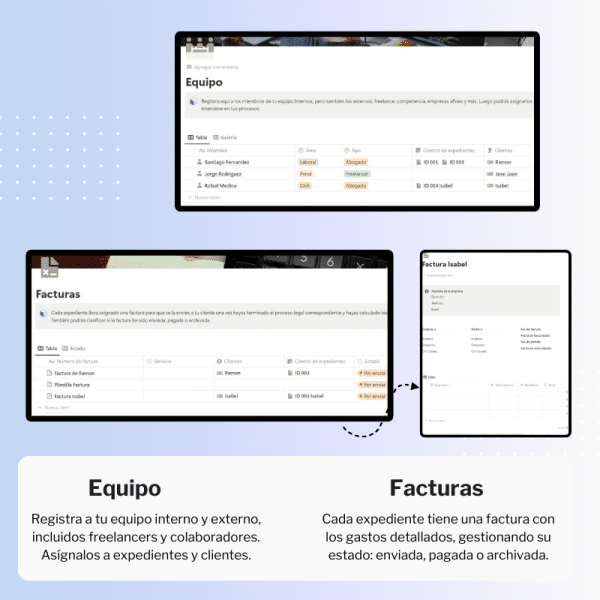 Plantilla Notion para Abogados - Imagen 6