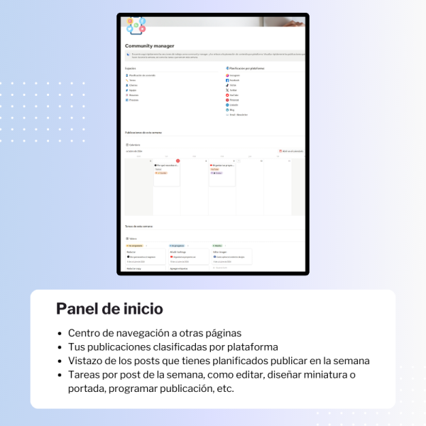 Plantilla Notion para Community Manager - Imagen 2