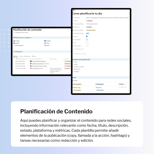 Plantilla Notion para Community Manager - Imagen 3