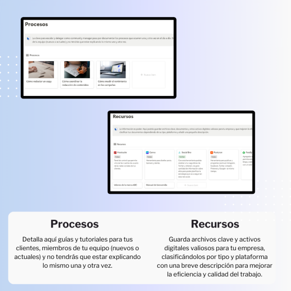Plantilla Notion para Community Manager - Imagen 6