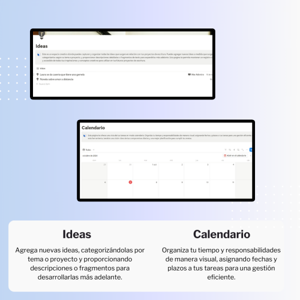 Plantilla de Notion para Escritores - Imagen 6