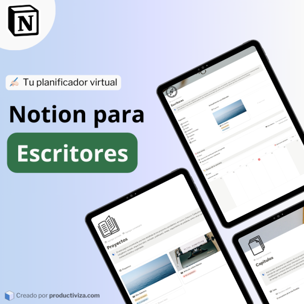 Plantilla de Notion para Escritores