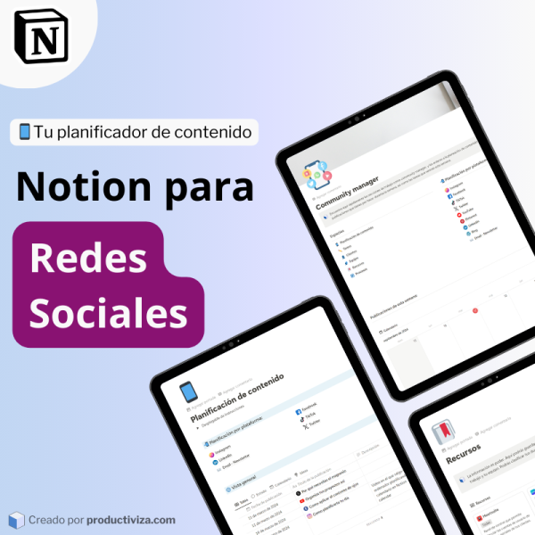 Plantilla Notion para Community Manager