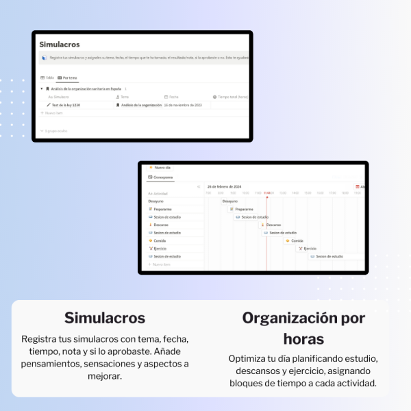 Agenda Opositores: El Mejor Opoplanner para Oposiciones - Imagen 3