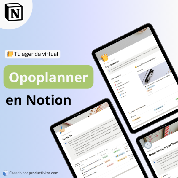 Agenda Opositores: El Mejor Opoplanner para Oposiciones